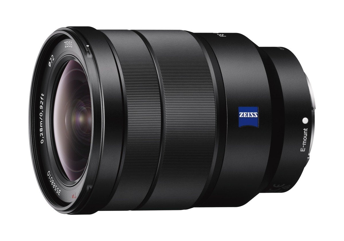 Sony SEL1635Z - Objetivo para Sony/Minolta (distancia focal 16-35mm, apertura f/4-22, zoom óptico 0.19x,estabilizador óptico, diámetro: 72mm) negro
