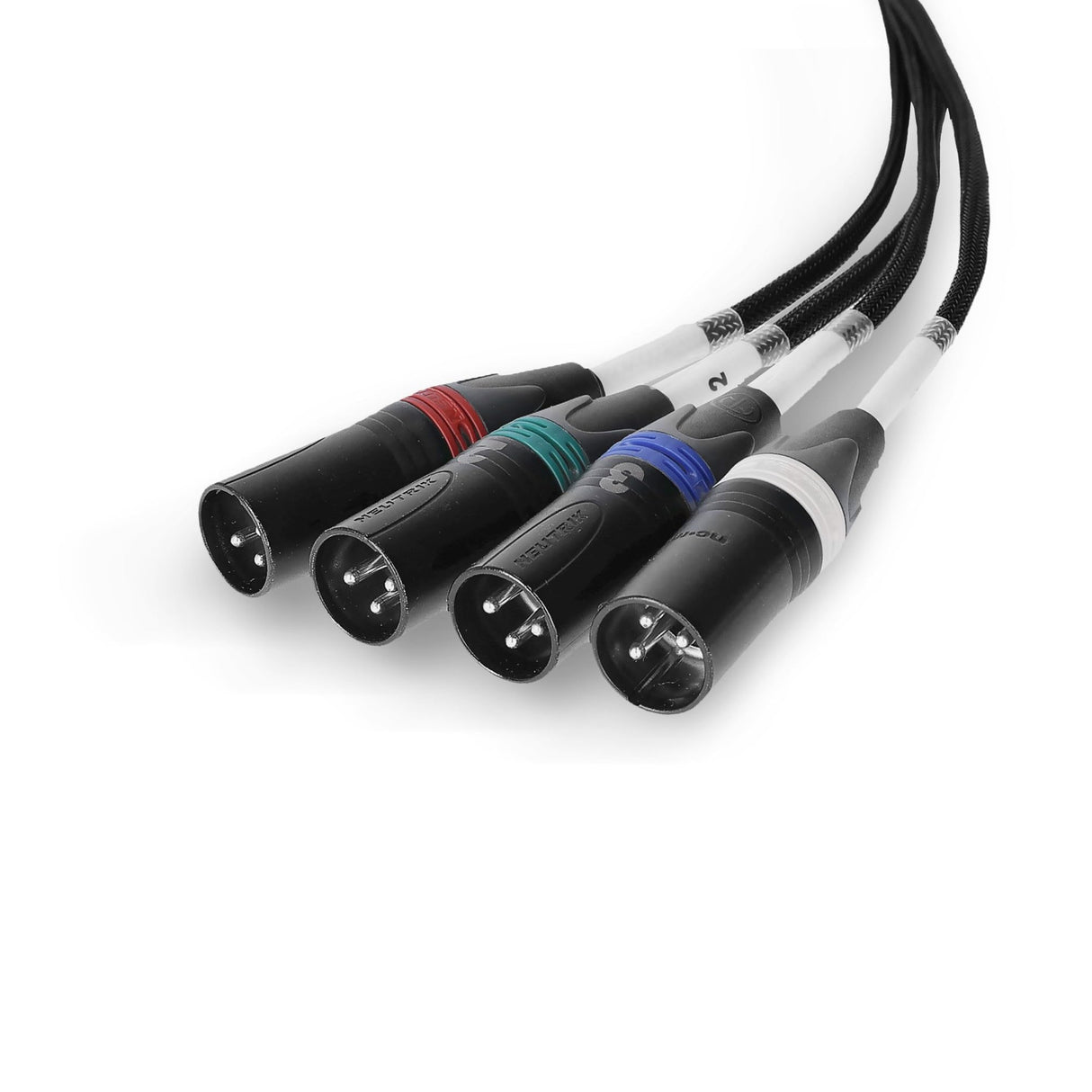 Palmer AoC Loom XLRm Cable adaptador multinúcleo de audio sobre Cat de etherCON a 4 x XLR macho