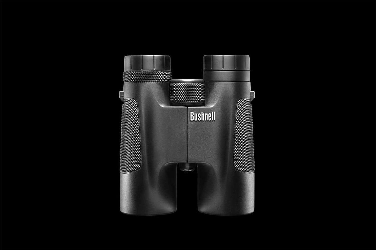 Bushnell - Powerview - 10x42 - Negro - Prisma de techo - Enfoque instantáneo - Dioptrías ajustables - Resistencia extrema - Turismo - Viajes - Diseño robusto - Prismáticos - 141042