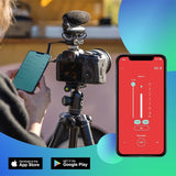 JOBY Wavo Pro Micrófono Profesional Direccional para Cámara, Reductor de Ruido Integrado y Montura de Choque con Tecnología Rycote, Micrófonos Dinámicos, Micrófono Profesional, Mirrorless, Youtuber