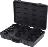 KS Tools 450.5020 Juego de vasos para tuercas ranuradas, pivote interior 9 pzs