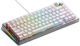 Glorious Gaming GMMK 3 Pro: anpassat mekaniskt tangentbord, 75% TKL, modulärt aluminiumhölje Och packningssystem, utbytbara MX-brytare, ljuddämpande skum, anpassade tangenter, USA QWERTY - Silver