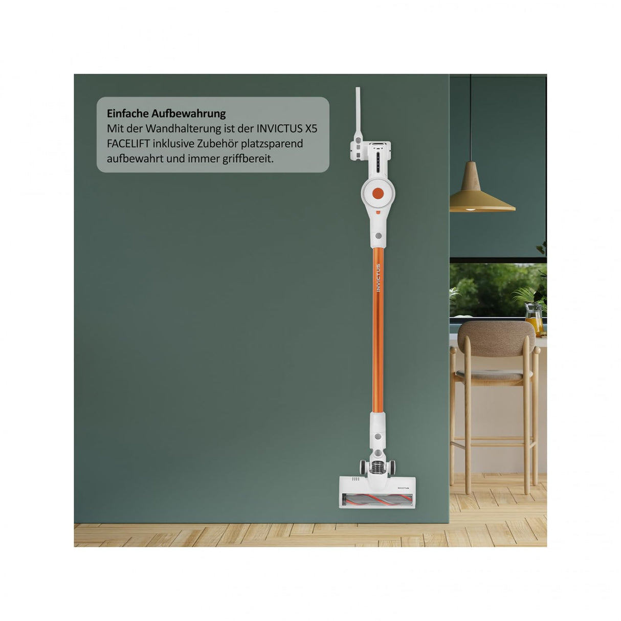 Genius A06182 Aspirador inalámbrico, Naranja