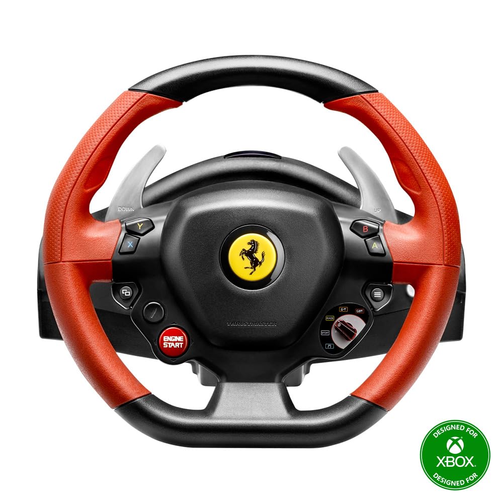 Thrustmaster Ferrari 458 Spider Racing Wheel - Volante de Carreras Realiste Con Licencias Oficiales de Ferrari - Para Xbox One/Xbox Series X|S