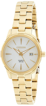 Citizen Reloj Analógico para Mujer de Cuarzo con Correa en Acero Inoxidable EU6072-56D