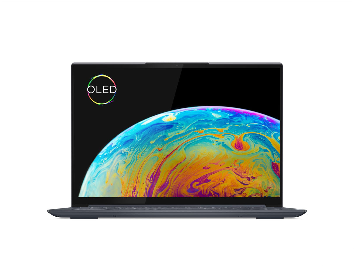 Lenovo Yoga Slim 7 Pro - Ordenador Portátil 14" 2.8K OLED 90Hz (AMD Ryzen 7 5800H,16GB RAM,512GB SSD,AMD Radeon Graphics,Windows 11 Home) Gris, Teclado QWERTY Portugués (82N50074PG)