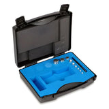 Core - 312 034 - Juego de pesas E2 100g acero inoxidable compacto (G, en estuche de plástico), color blanco