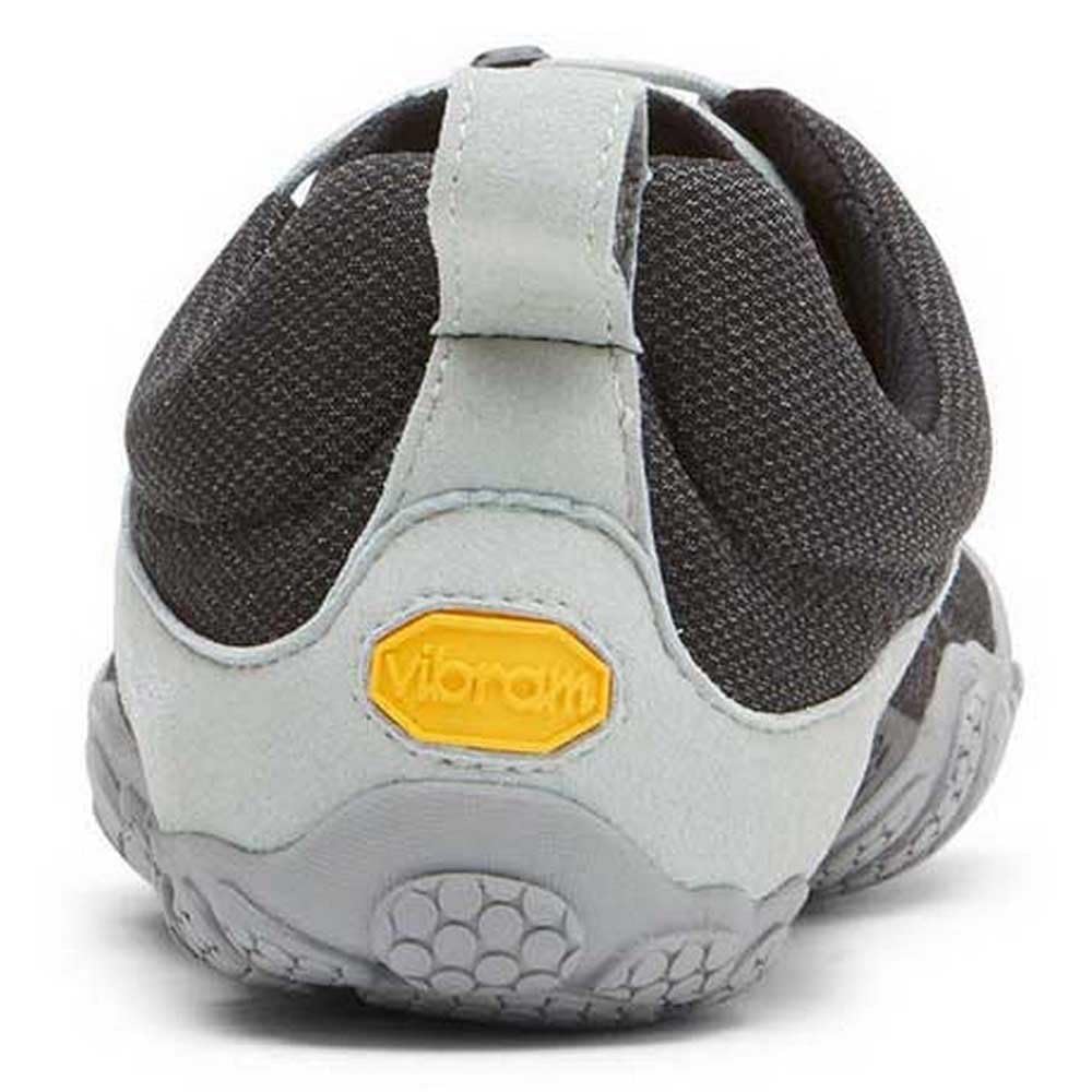 Vibram FiveFingers V-Run Retro, Zapatillas Hombre, Negro y Gris, 43 EU Estrecho