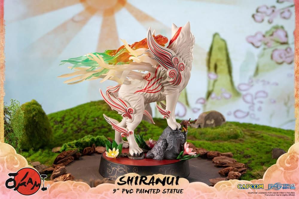 First4Figures-First 4 Shiranui Okami Pose Standard, sólido, Color Negro (F4F 201387)