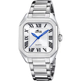 Lotus Reloj Mujer 18967/1 Square Series Caja de Acero Inoxidable 316l Plateado Correa de Acero Inoxidable 316l Plateado
