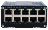 EXSYS EX-62025PoE - Conmutador PoE Industrial (10 Puertos, Mini no administrado)