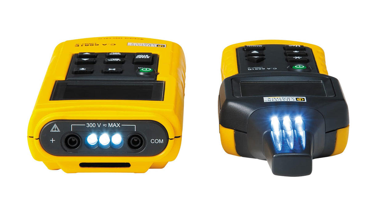Chauvin Arnoux P01141626 C.A 6681 Locat-N - Detector de líneas, color negro, amarillo y rojo