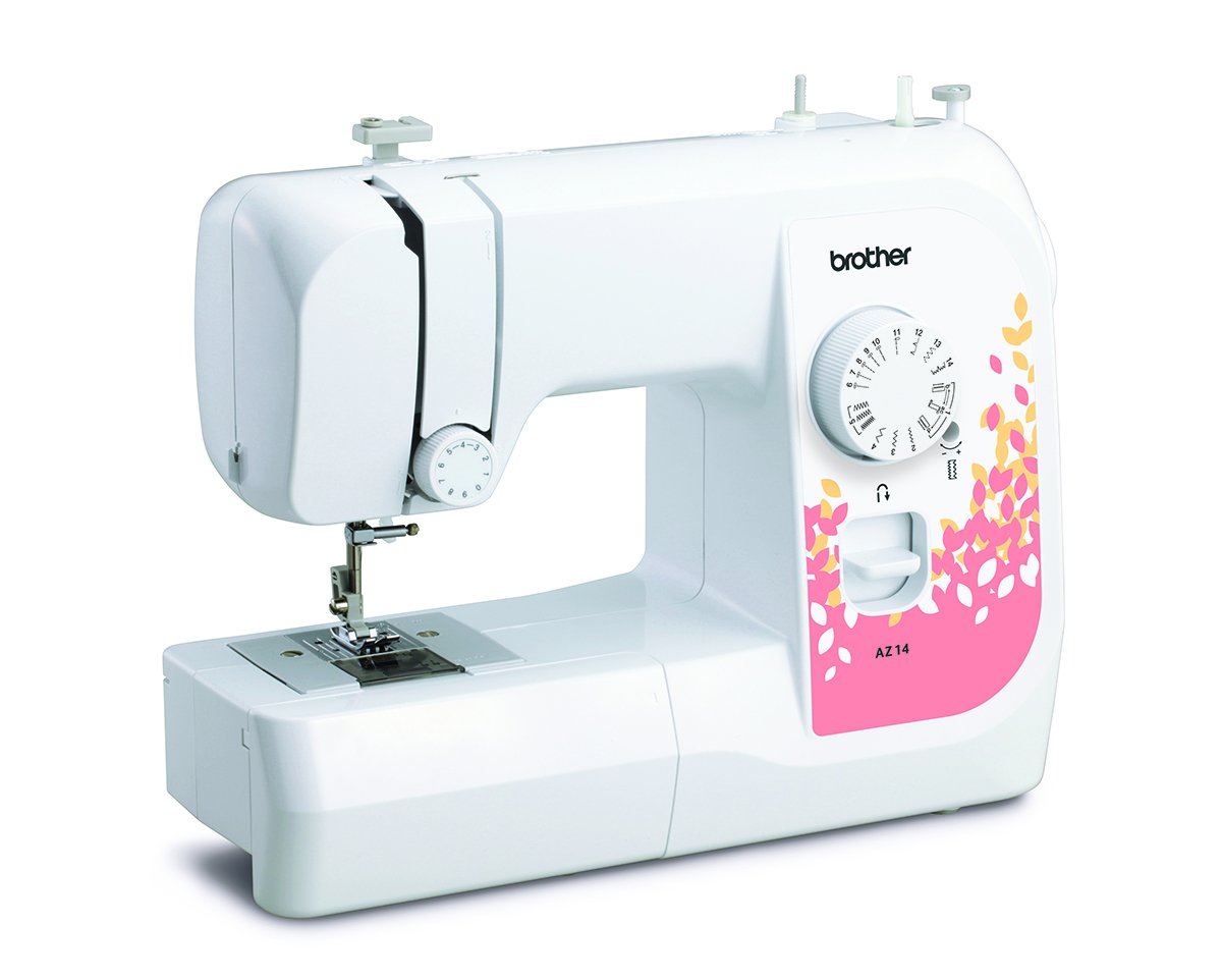 Brother Máquina de Coser, Plástico Metal, Blanco, Rojo, 14 Stiche