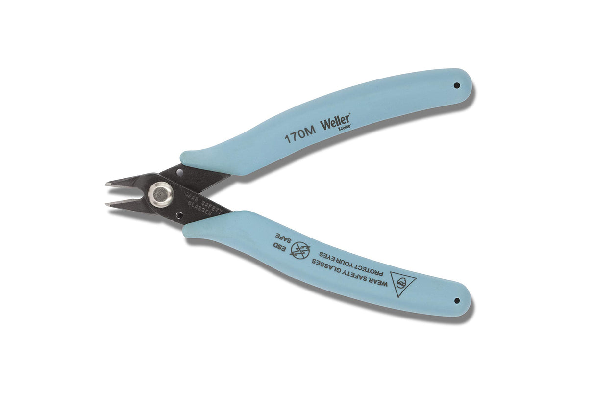 Weller WE 1010 (T0053298390) Kit Educativo 230V Estación de Soldadura de 1 Canal con 2 Puntas de Soldadura, Cortadores Laterales y Alambre de Soldadura, Rango de Temperatura 100 ° C - 450 ° C, Azul