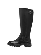 Tamaris Comfort 8-85600-43-Botas largas, Botas de Moda Mujer, Negro, 37 EU Ancho