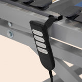 Geriafy - Cama articulada eléctrica con Carro Elevador (105x190, Colchón viscoelástico + Barandillas)
