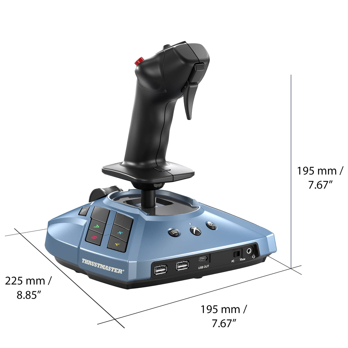 Thrustmaster TCA Sidestick X Airbus Edition - con Licencia Oficial para Xbox Series X|S y Windows