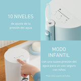 Panasonic EW1614AW503-PACK Family Irrigator Oral Dental, Chorro Ultrasónico, Modo Infantil, 10 Ajustes de Presión, IPX7, Ortodoncia, 5 boquillas, alimentado por Red Eléctrica, Blanco
