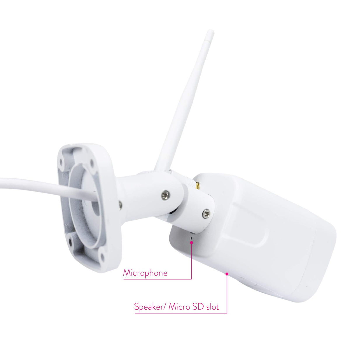 PNI NVR House IP716 - Paquete de videovigilancia y 4 cámaras IP55, 5 MP