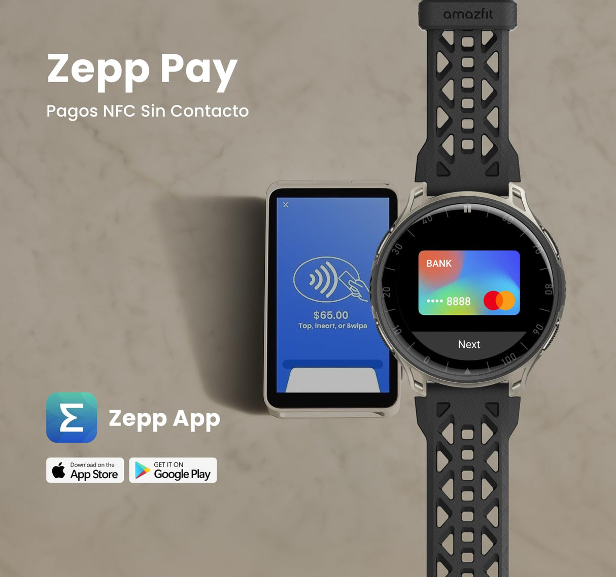 Amazfit Cheetah 2 Pro 48mm Reloj Inteligente GPS Running, Pantalla AMOLED 1,32", Cristal de Zafiro, Caja de Titanio, 32 GB Almacenamiento, hasta 20 días batería, NFC, Linterna, para Android y iPhone
