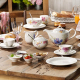 Villeroy & Boch Mariefleur gris Basic - Tetera (porcelana Premium, 1,2 Litros) blanco/colorido