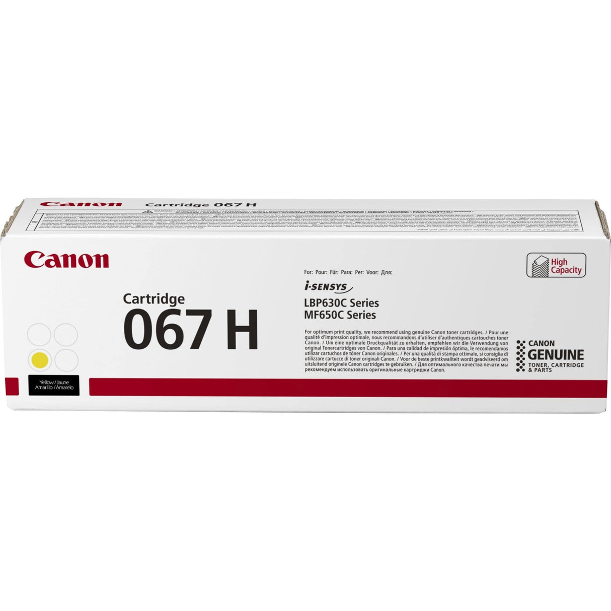 Canon Tóner Original 067H Amarillo