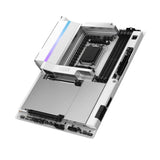 NZXT Placa Base para Juegos N9 X870E - AMD X870E AM5 ATX para Ryzen 9000/8000/7000-20+2+1, DDR5, 4X M.2, PCIe 5.0, 5GbE – Cierres de liberación rápida M.2, Cubierta de Metal Completo, PCB Blanco