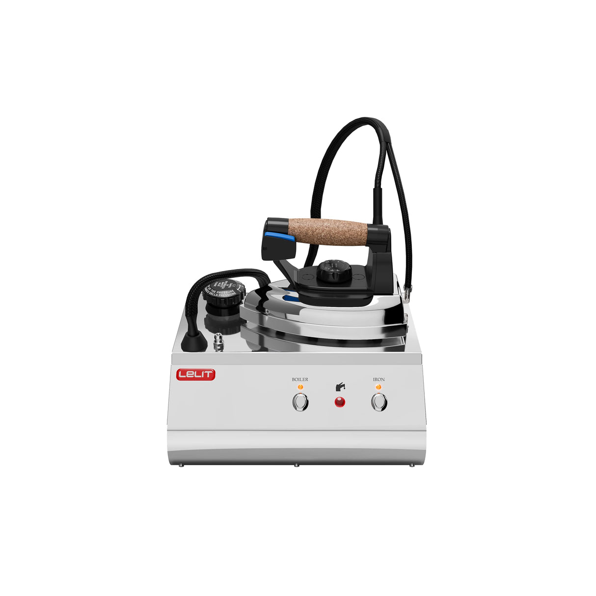 Lelit Tom PS25, Plancha Equipada con Caldera separada, Acero Inoxidable, 2,5 l
