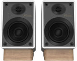 ONKYO Creator Series GX-10DB Powered Monitors, White – 3" woofer, USB-C, Line/Phono, Optical, Bluetooth 5.3 LE Audio