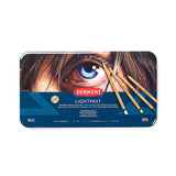 Derwent Lightfast Pencils Juego de 36 Lápices de Colores a Base de Aceite 100% Resistente a la Luz en 1 Caja Metálica