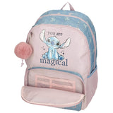 Disney Stitch You Are Magical Equipaje- Bolsa de Mensajero, Niñas, Azul