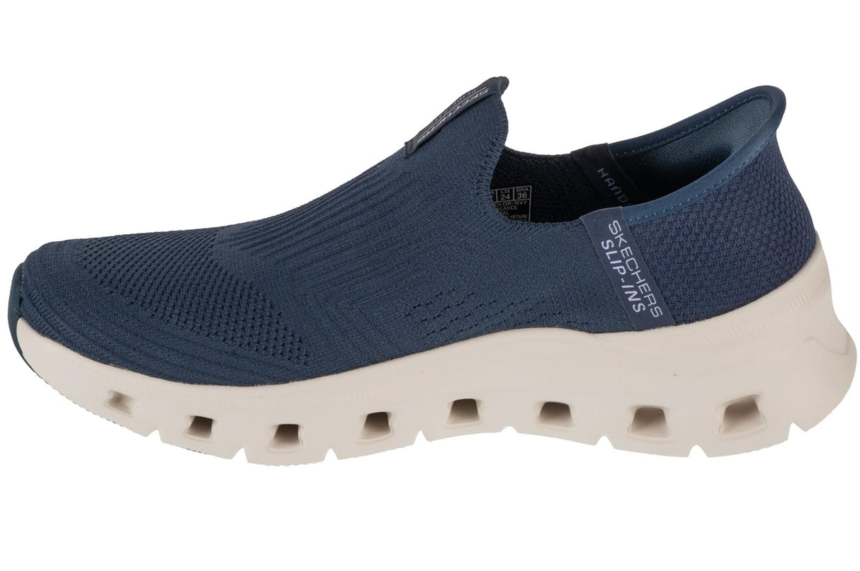 Skechers Glide-Step Pro Everyday Citizen, Zapatillas Mujer, Navy Knit/Blue Trim, 39.5 EU