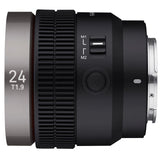 Samyang Lente de Enfoque automático Cine Gran Angular de Marco Completo T1.9 de 24 mm para Sony E (SYCAF24-NEX)