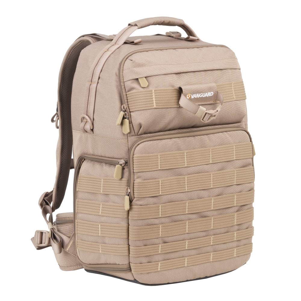 VANGUARD Veo Range T48 Mochila para cámaras Pro DSLR/sin Espejo, Estilo táctico, Color Negro, Beige, Veo Range T48 BG