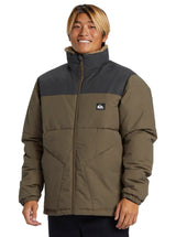 Quiksilver Wild Mountain Jacket Chaqueta, Canteen, Estándar para Hombre