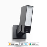 Netatmo Cámara de Seguridad Exterior WiFi Foco 12W, Video HD 1080p, Detección Inteligente de Personas, Animales y Vehículos, Visión Nocturna y Almacenamiento Sin Costo - NOC01-AMZ