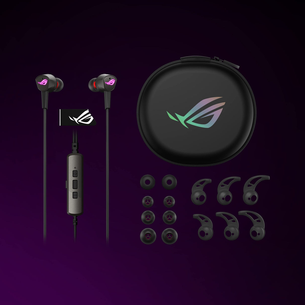 ASUS 90YH02S0-B2UA00, Auriculares intraurales de Gaming, Negro