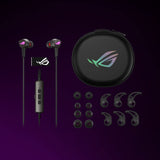 ASUS 90YH02S0-B2UA00, Auriculares intraurales de Gaming, Negro