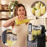Cecotec Máquina de Granizado Heladera 2,6L Twist&Ice 2600. 220W, Bebidas en 15-60mins, 1,9L para Ingredientes, Control Táctil, 6 Modos, Refrigeración Adaptable, Diseño Ergonómico, Boquilla sin Goteo