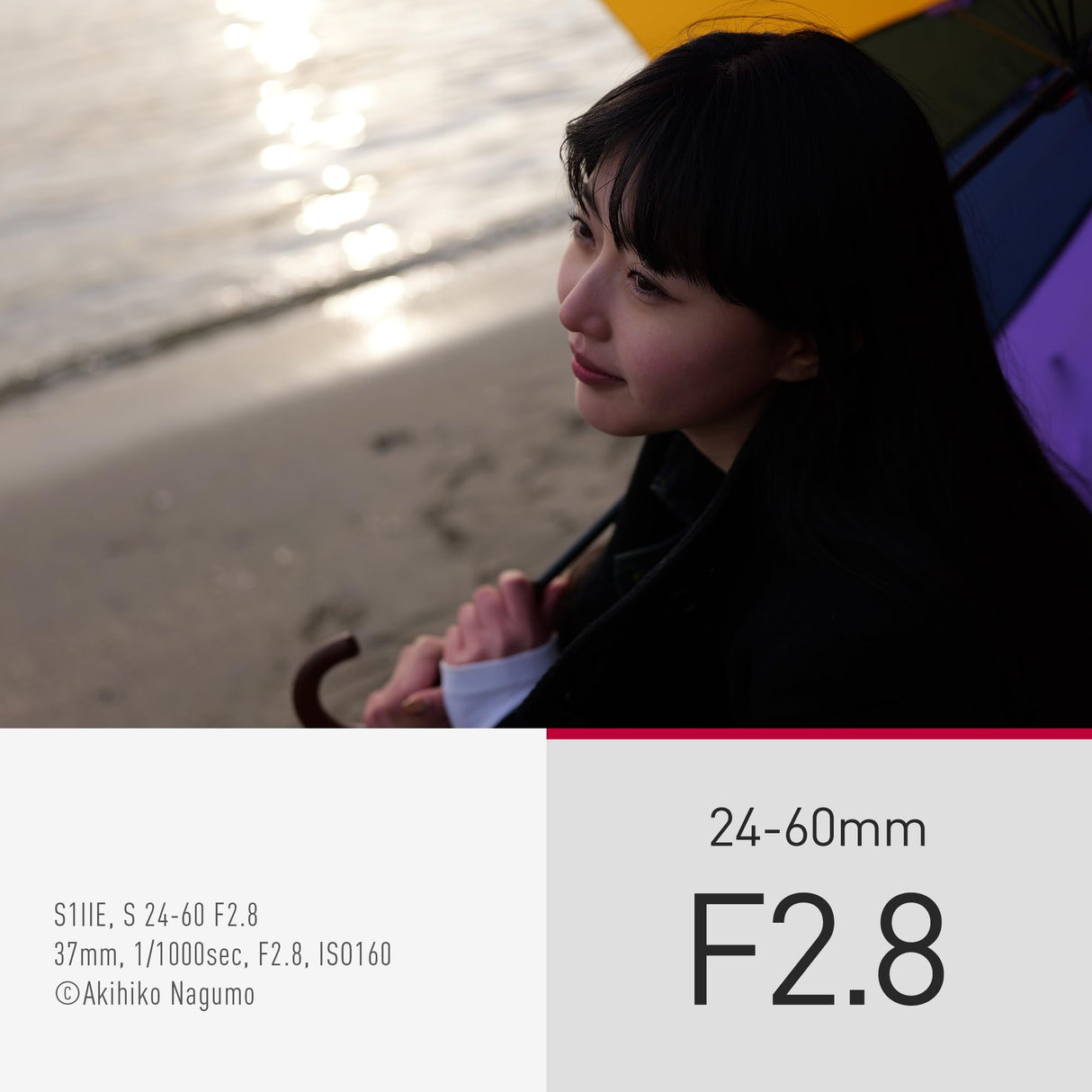 Panasonic LUMIX S Objetivo 24-60mm, Montura L, Objetivo de Apertura Constante F2.8 para Cámara Sin Espejo de Fotograma Completo, Negro