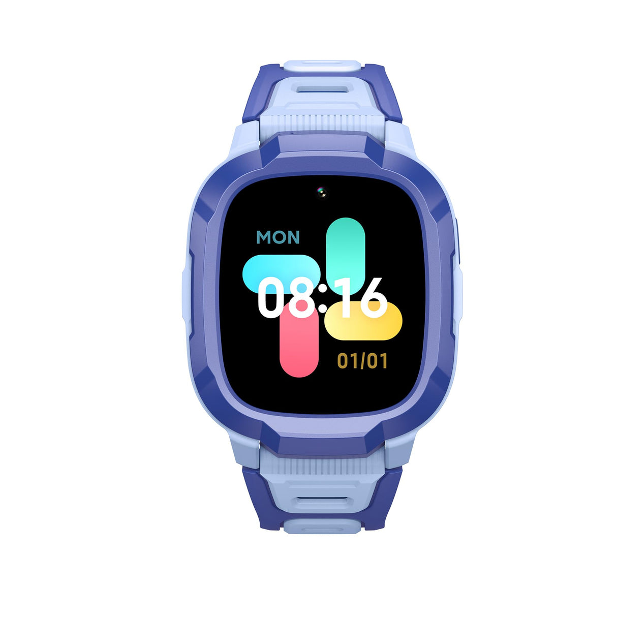 Mibro P6 Smartwatch para niños - Azul Rectangular - Pantalla IPS TFT de 1,4" - GPS - WiFi - para Nano SIM - IPX8 Resistente al Agua - Soporta tecnología 4G, Azul, Longitud: 47,1 mm; Breite: 36,1 mm;,