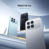 XIAOMI POCO F8 Pro - Smartphone de 12+512GB, Triple cámara de 50MP con OIS, Pantalla AMOLED de 6,59” 120Hz, Snapdragon 8 Elite, Hypercharge 100W, Cargador no Incluido, Azul (Versión ES)