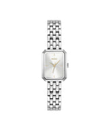 HUGO Reloj con Movimiento de Cuarzo de Tres Manecillas para Mujer Colección #Cosy con Correa de Acero Inoxidable Plateada - 1540178