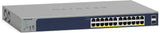 NETGEAR GS724TPPV3 26-Port Managed Gigabit PoE Switch, 24 PoE+ 380W Ports, 2 1 Gigabit SFP Ports, Desktop or Rack and Limited Lifetime Protection