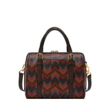 FOSSIL Carlie, Bolsa Satchel Mujeres, marrón