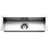 Houzer Contempo - Fregadero de acero inoxidable para fregadero, CTB-2385