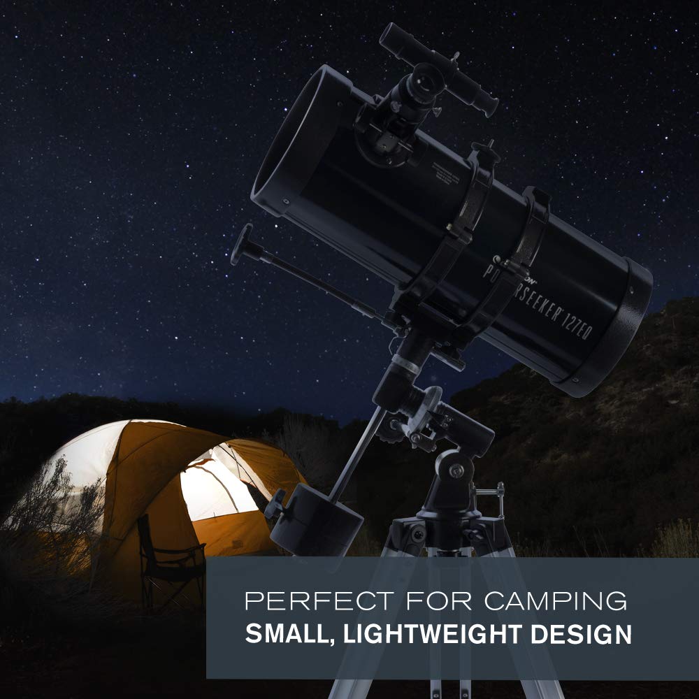 Celestron 21049 Power Seeker 127EQ Telescopio Reflector, Negro