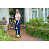 RYOBI - Limpiador de Juntas Sin Cable 18V ONE+ - Limpieza de Terrazas, Calzadas, Bordes de Piscinas - Mango Ergonómico, Tubo Telescópico - Buena Autonomía - Batería 2Ah, Cargador 1,5A, Cepillo Alambre