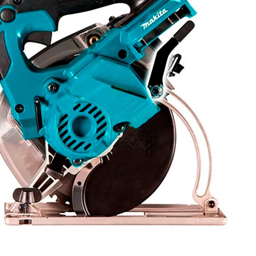 Makita DCS553Z Cortador de Metal con depósito 18V LXT 150MM, Solo, Azul, Size