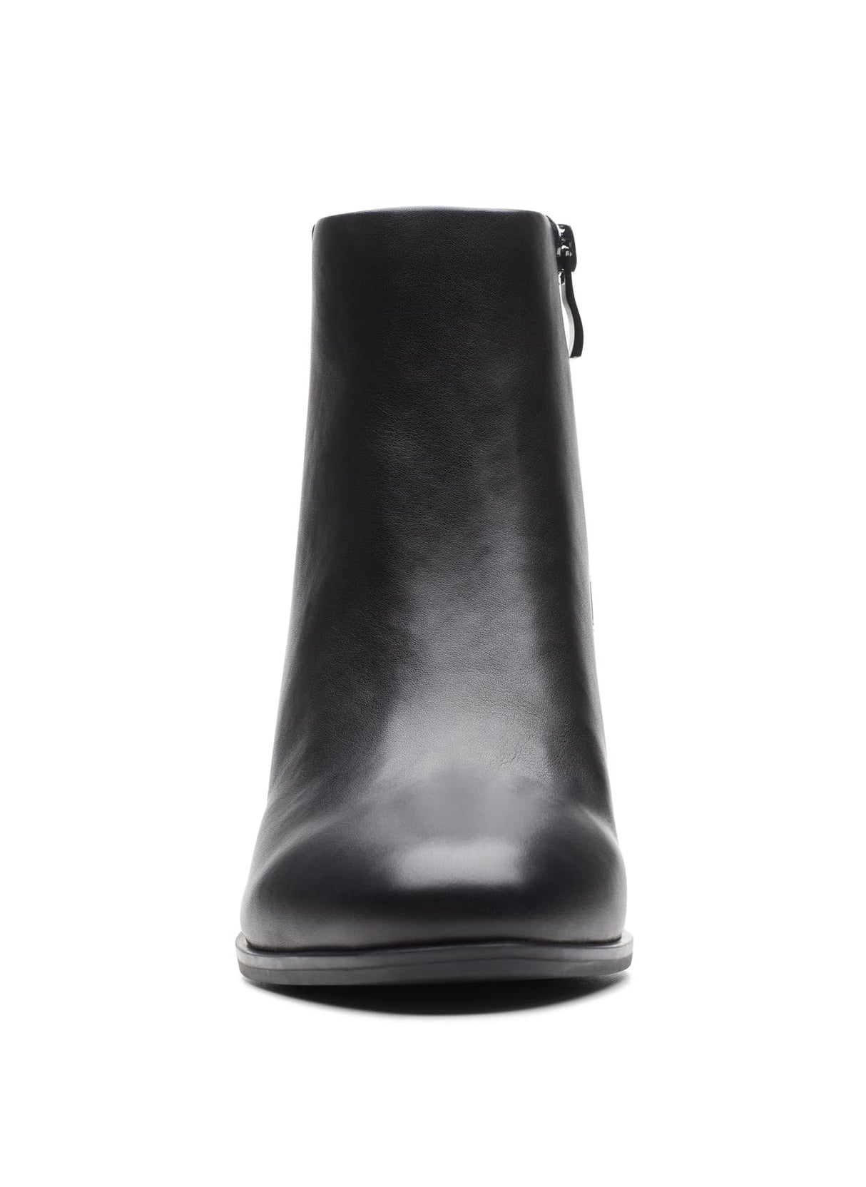 Clarks Freva55 Zip, Botas Modelo Chukka Mujer, Piel Negra, 40 EU